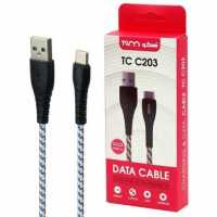 خرید و قیمت کابل تبدیل USB به USB-C تسکو مدل TC C203 طول 1 متر | ترب